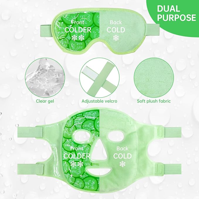 ZNÖCUETÖD Face Eye Mask Ice Pack - Image 6