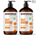 Everyone 3-in-1 Soap, Body Wash, Bubble Bath, 32 Ounce, Citrus and Mint by Everyone