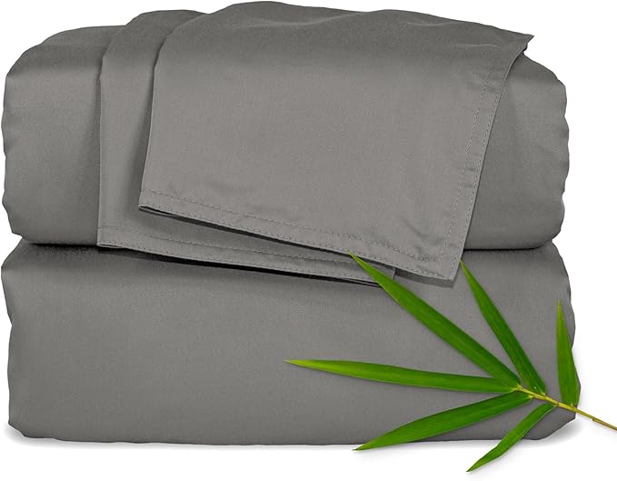 Pure Bamboo Twin Sheets, Genuine 100% Organic Viscose Derived from Bamboo Bed by PureBamboo