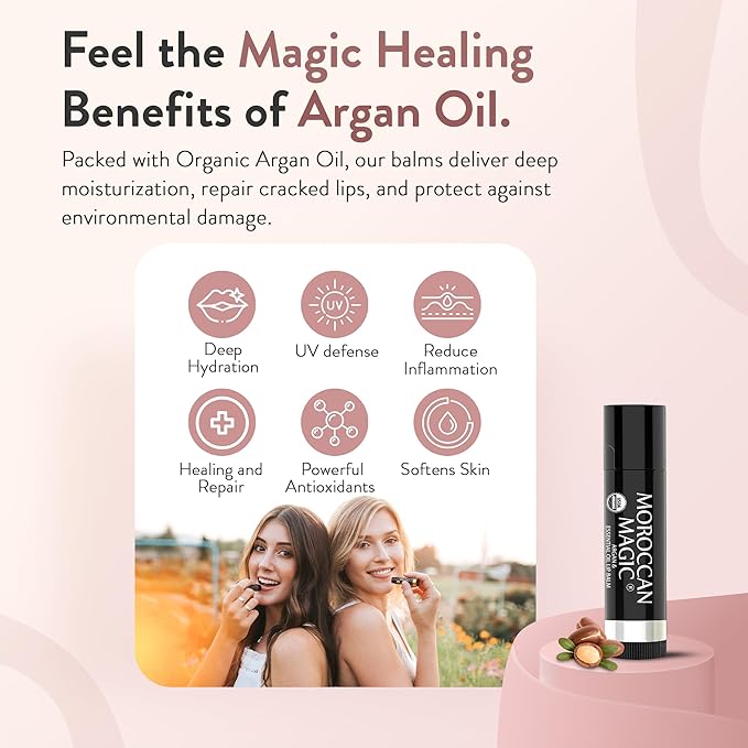 Moroccan Magic Organic Lip Balm & SPF15: 14 Piece Variety Pack Gift Set | - Image 2