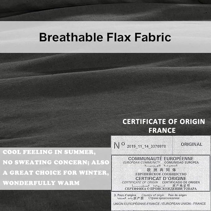 Simple&Opulence 100% French Linen Euro Shams - Image 3