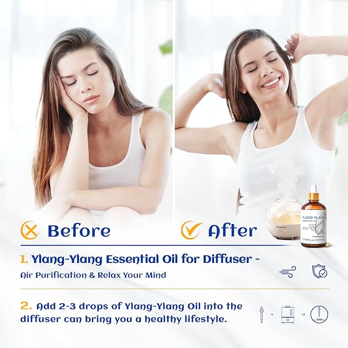 HIQILI Ylang-Ylang Essential Oil, Long-Lasting Scent - Image 2