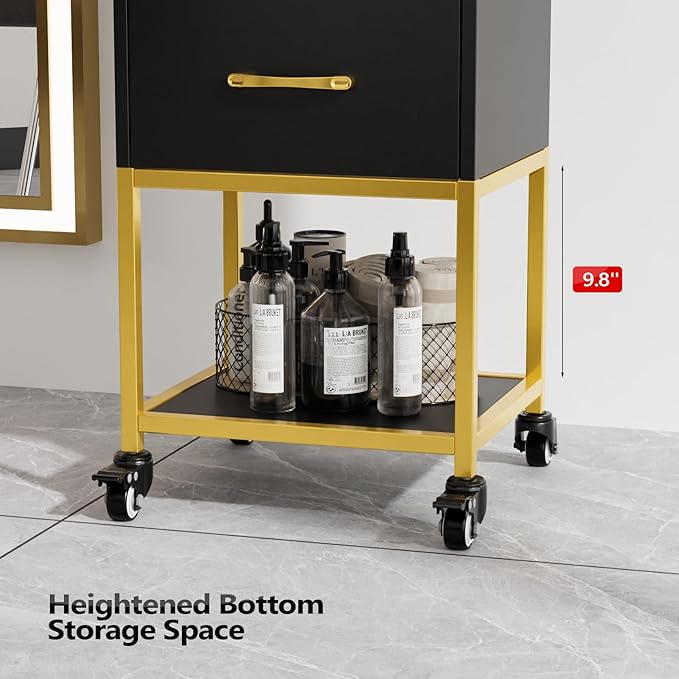 OmySalon Beauty Salon Storage Trolley Cart, Salon Station - Image 5