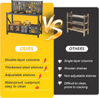 Storage Shelves with Pegboard,Heavy Duty Garage Shelving Units and Storage,Metal Shelving Adjustable Shelves,Garage Storage Rack,Industrial Utility Shelf For Kitchen,Pantry 47.2"H*47.09"W*19"D