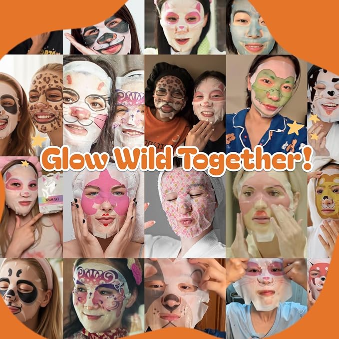 Epielle Character Face Mask Mystical Safari 12 Pack, Fun & Effective Korean - Image 6
