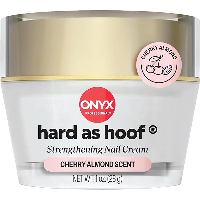 Onyx Professional Hard as Hoof Nail Strengthening Cream, Cherry Almond Scent by OnyxProfessional