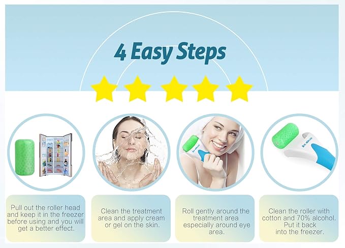 ESARORA Ice Roller for Face & Eye, Pain Relief and Minor Injury, Skin Care - Image 6