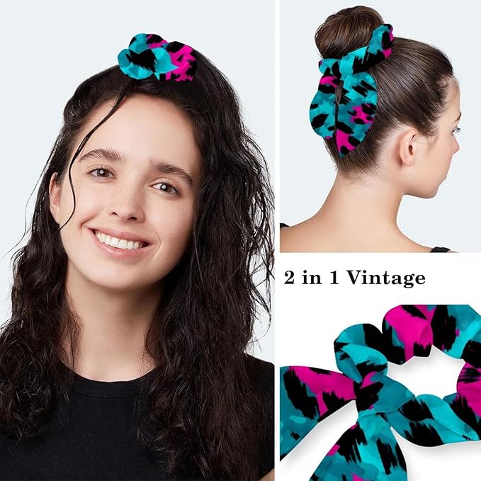 Scrub Cap with Hair Scrunchy, Ponytail Holder Surgical Cap - Image 5