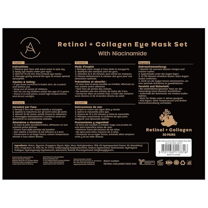AURAE Retinol & Collagen Under Eye Patches - Image 8