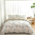 OAITE Duvet Cover Set Queen Size Floral Pattern Ultra Soft 100% Cotton Duvet by OAITE