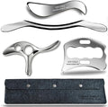 4 in 1 Muscle Scraper Tool Set, Stainless Steel IASTM Scraping Tools by GYXCOELEIASTMTOOL