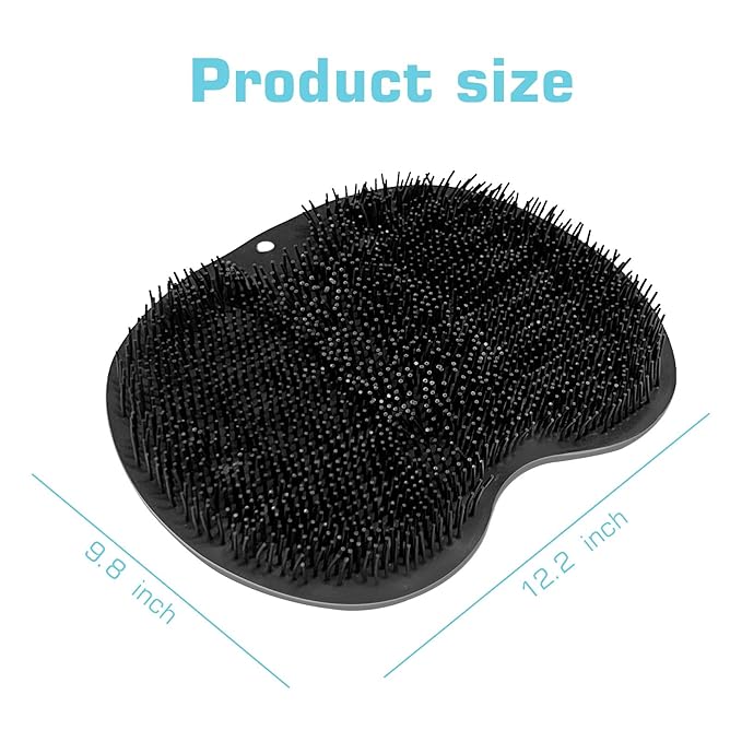 Shower Foot Scrubber Mat Back Washer Back Exfoliating Bath Wash Pad Wall - Image 7