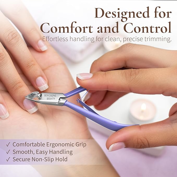 Professional Cuticle Cutter Stainless Steel Cuticle Nippers - Image 6