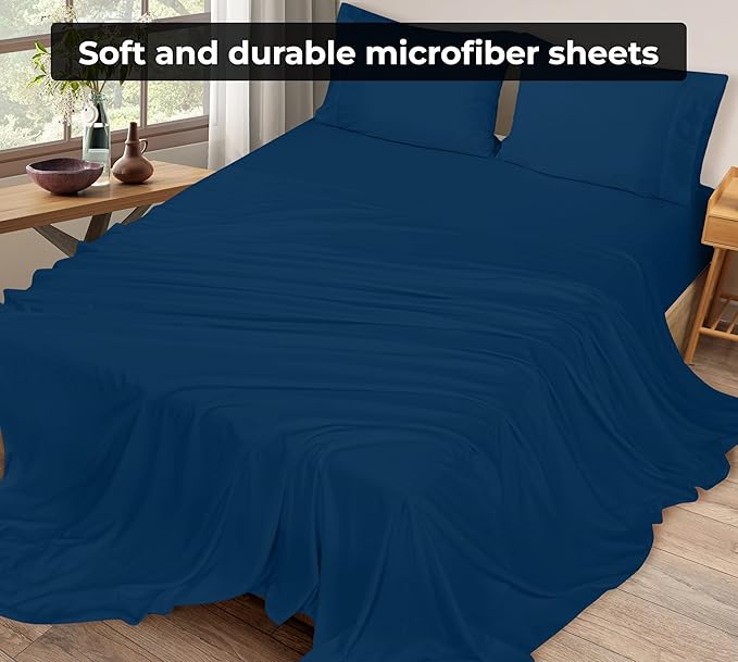 Royale Linens Twin XL Flat Sheet - Image 4