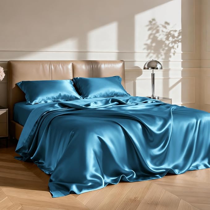 Love's cabin Full Size Satin Sheet Sets - Image 2