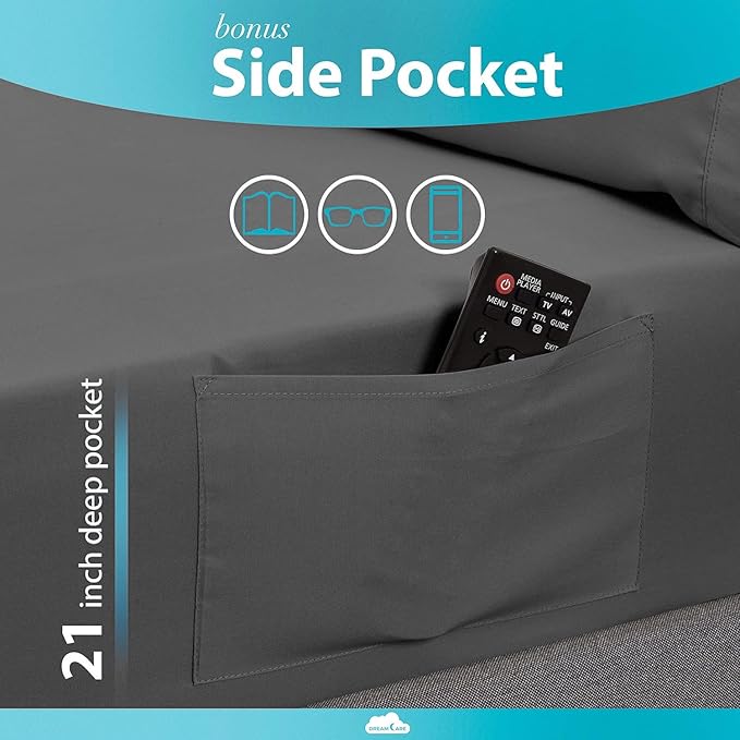 DREAMCARE King Fitted Sheet Only - Image 3