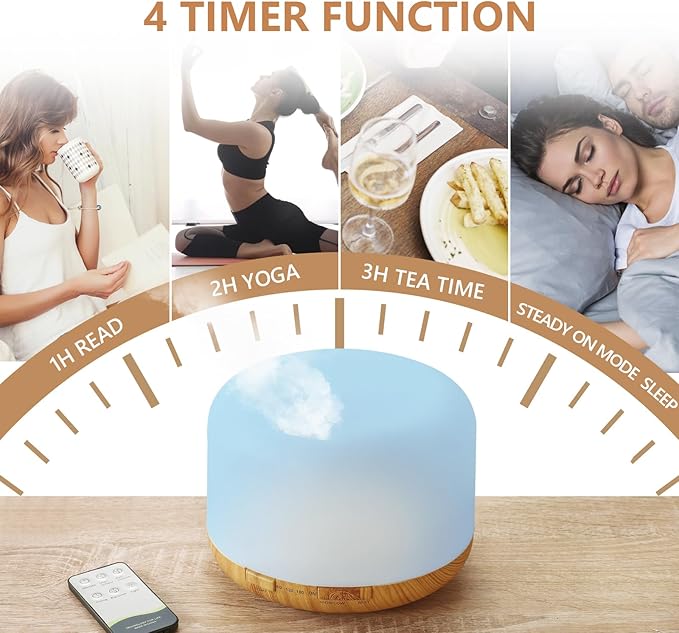SACATR 500ml Essential Oil Diffuser - Image 4
