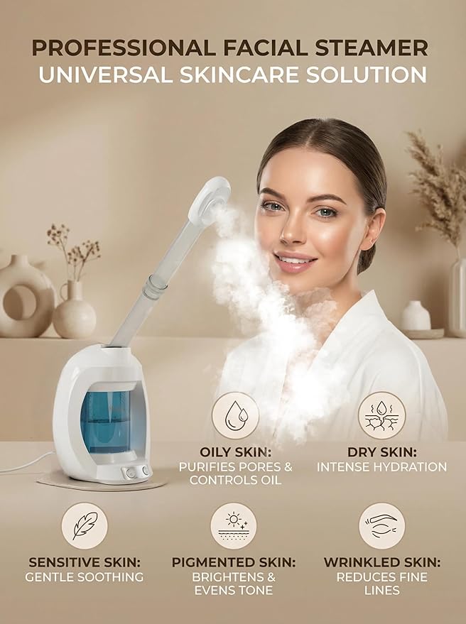 Facial Steamer-Face Steamer for Facial Deep Cleaning, Vaporizador Facial for - Image 5