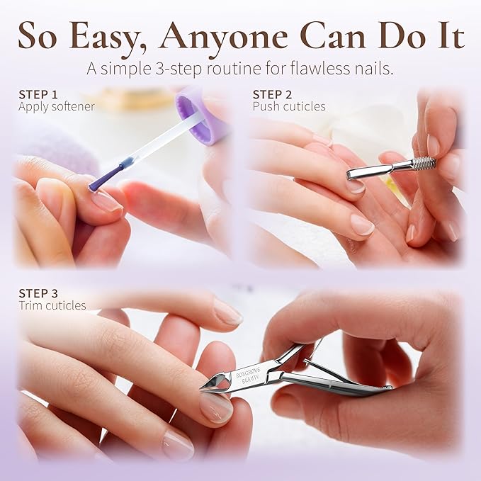 Professional Cuticle Cutter Trimmer Manicure Tools - Image 5
