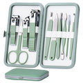HANTEKAS Manicure Set 10 in 1 Stainless Steel, Nail Clippers Scissors Pedicure by HANTEKAS