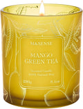 M&SENSE Tea Scented Candles, Vegan Soy Wax, Naturally Scented Mango Green Tea by MSENSE