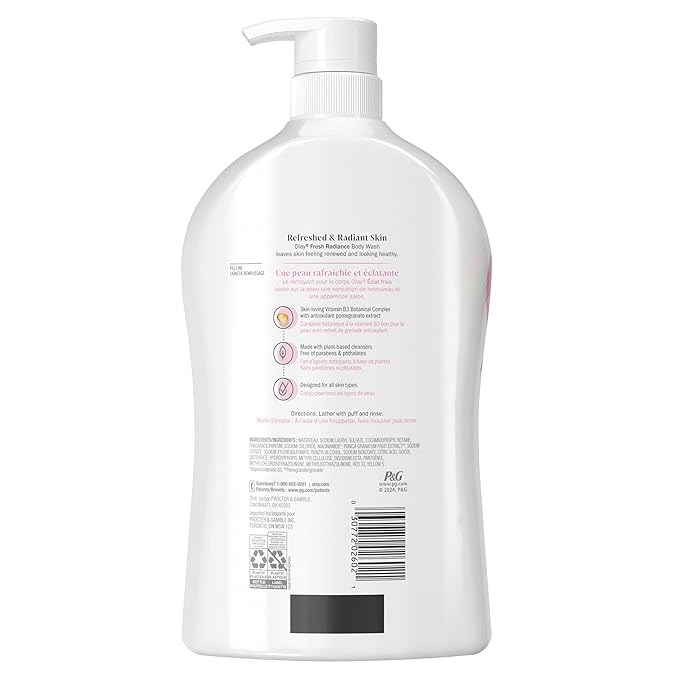 Olay Body Wash for Women, Fresh Radiance, Refreshing & Renewing, Made - Image 12