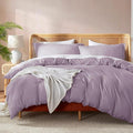 Nestl Dusty Purple California King Duvet Cover Sets by Nestl