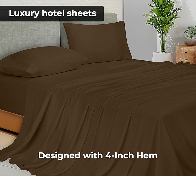 Royale Linens Full Flat Sheet - Image 2