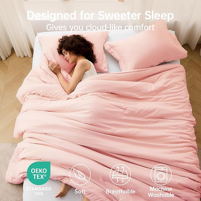 MUXHOMO Queen Comforter Set, All Season Ultra Soft Down Alternative Bedding - Image 2