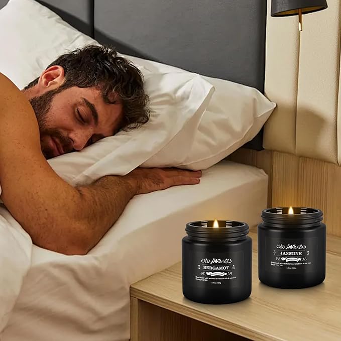 YOROXRG Scented Candles Gifts Set 12 Pack Soy Wax Travel Tin Jar Candles - Image 6