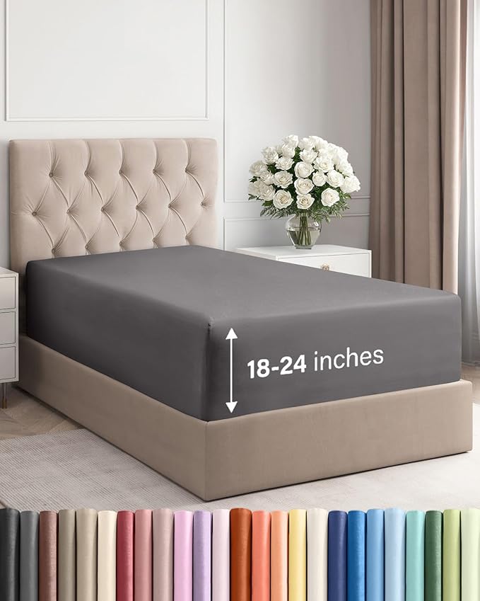 Extra Deep Twin Fitted Sheet by CGKUnlimited