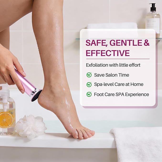 LIONVISON Electric Foot Callus Remover: Adjustable Speed Foot File - Image 3
