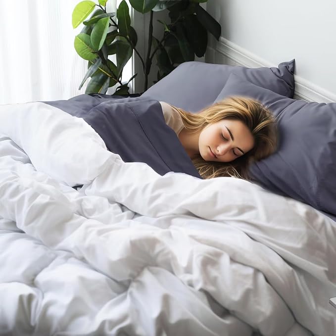 Bamboo Viscose Flat Sheets Only, 400 Thread Count Sateen Weave Queen Size Flat - Image 5