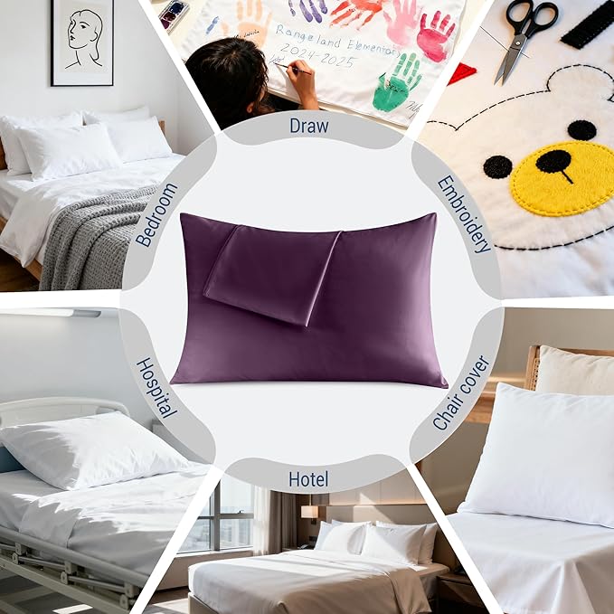 Pillowcases King 4 Pack, 20x36 Pillow Cases - Image 6