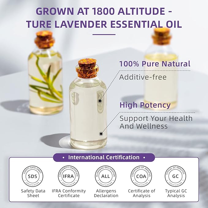 HIQILI Lavender Essential Oil Large Capacity, 100% Natural - Image 4