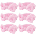 Casoty Pink 6 Pcs Spa Headband, Hair Band by Casoty