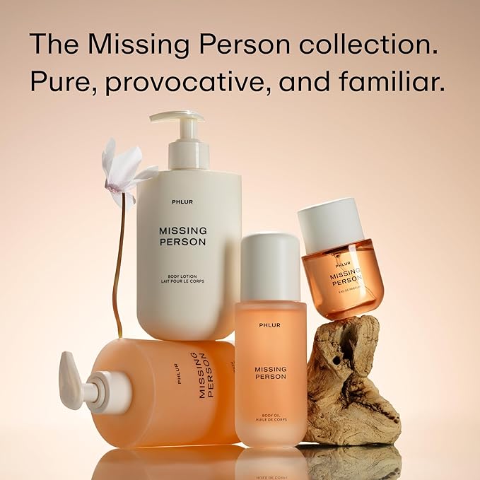 PHLUR Missing Person Body Oil, 4 Fl Oz – Skin Musk Bergamot & Jasmine Scented - Image 7