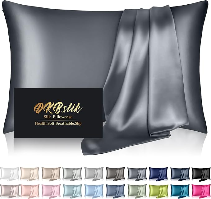 Mulberry Silk Pillow Cases Queen Size, Silk Pillowcase by HOME