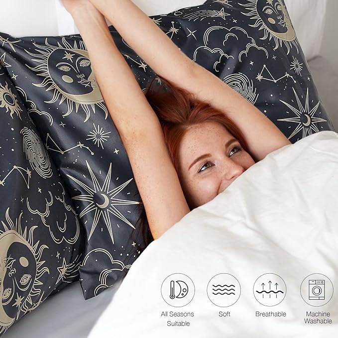 EXQ Home Satin Pillowcase for Hair and Skin King - Image 6