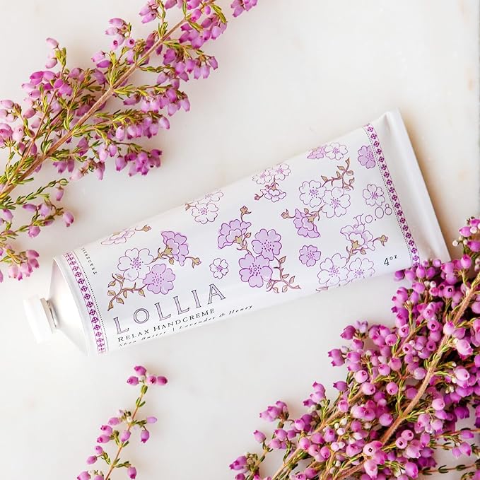 LOLLIA Relax Handcreme, 4 oz, Sugar Cane, Vanilla Bean, & Jasmine, Scented Hand - Image 5