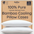 Bambaw 100% Viscose Derived from Bamboo Pillowcase Standard Size – Set of 2 by Bambaw
