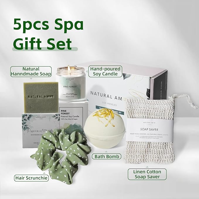 Natural Amor Green Spa Gift Set - Image 3