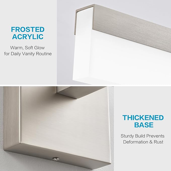 SOLFART Bathroom Vanity Light 40-Inch: 5CCT Dimmable Brushed Nickel Led - Image 3
