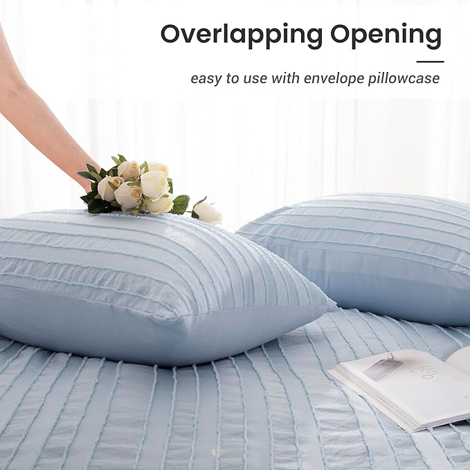 NEXHOME PRO Duvet Cover Queen, Soft and Lightweight 100% Washed Microfiber - Image 4