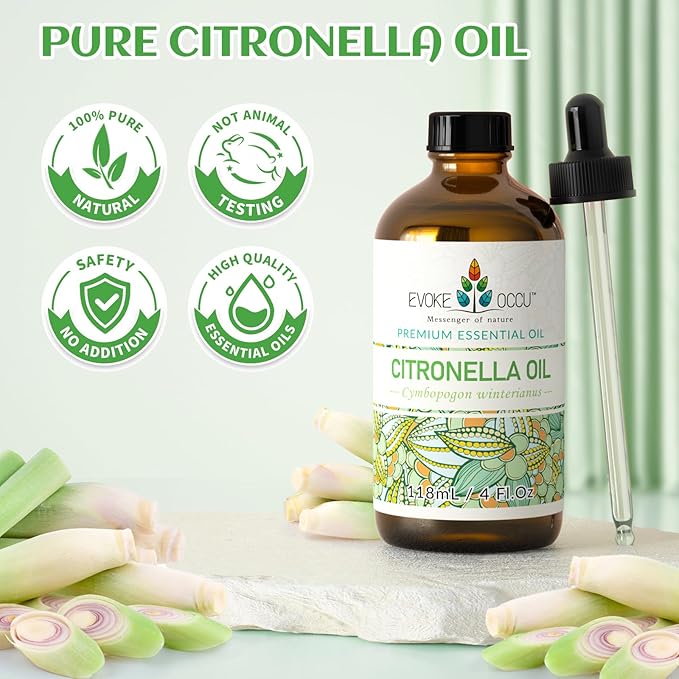 EVOKE OCCU Citronella Oil for Cleaning, Air Freshening, Add to Spray and - Image 7