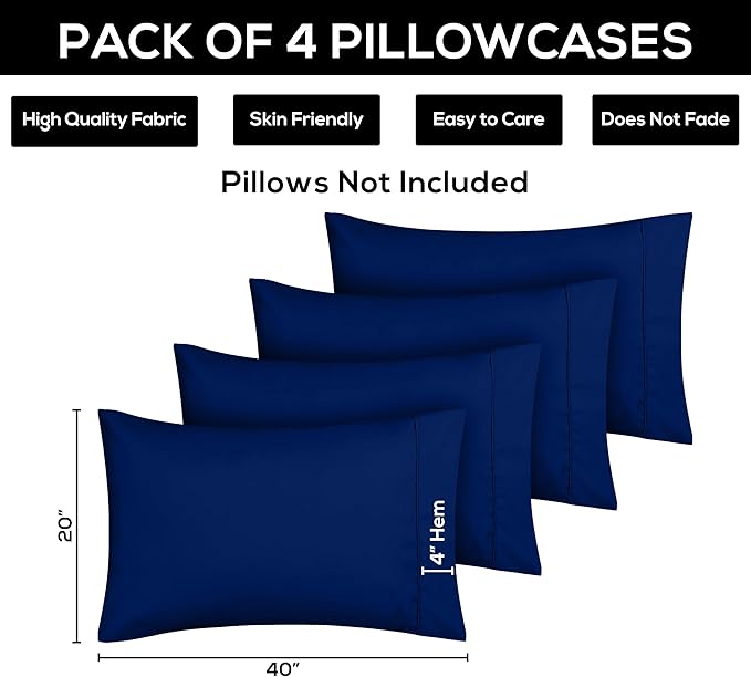 Utopia Bedding Standard Pillow Cases - Image 3