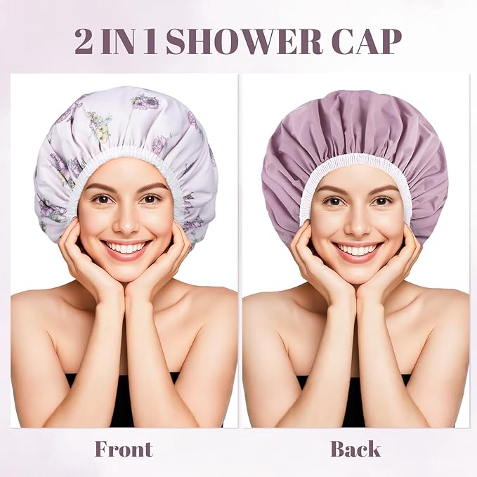 Pengxiaomei Double-Sided Shower Cap - Image 3