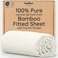 Bambaw 100% Viscose Derived from Bamboo Sheets Twin Size, Cooling Fitted Sheet by Bambaw