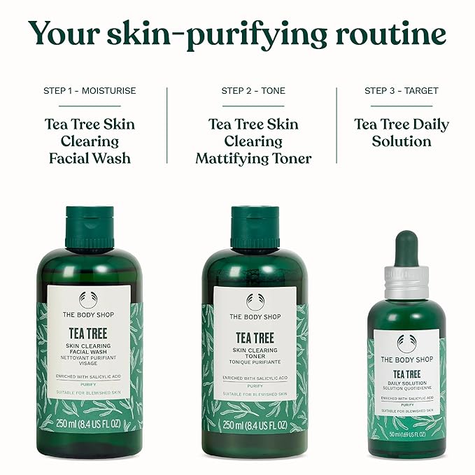 The Body Shop Tea Tree Skin Clearing Mattifying Toner – Purifying Vegan Facial - Image 7