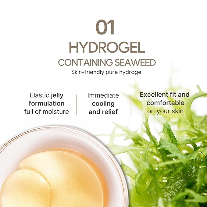 Petitfee Gold & Snail Hydrogel Eye Patch 60ea - Image 5